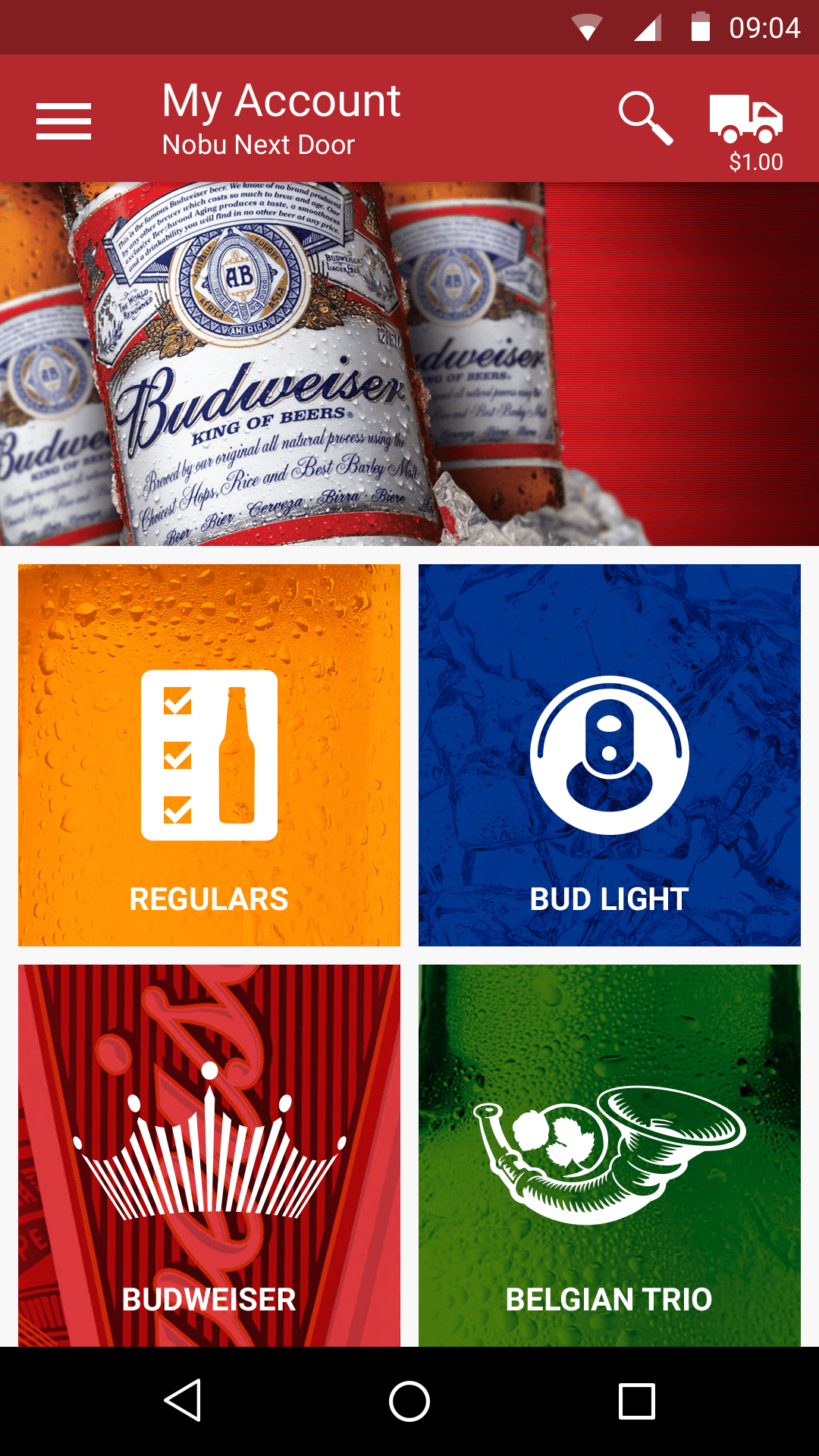 Anheuser-Busch TapWiser B2B Portal screen 8