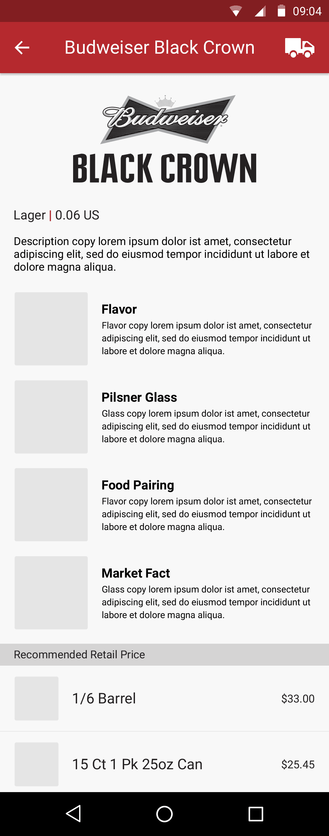 Anheuser-Busch TapWiser B2B Portal screen 9