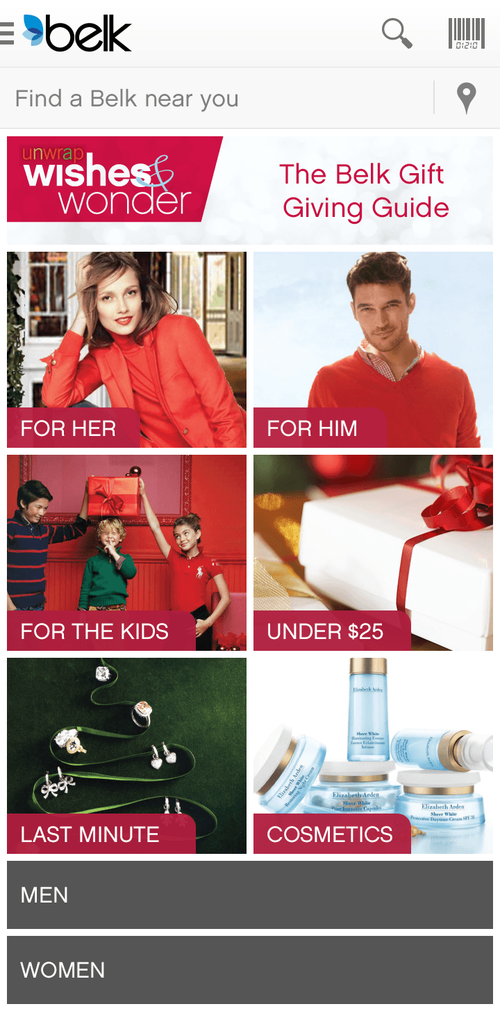 Belk Inc. Omnichannel Rewards screen 2