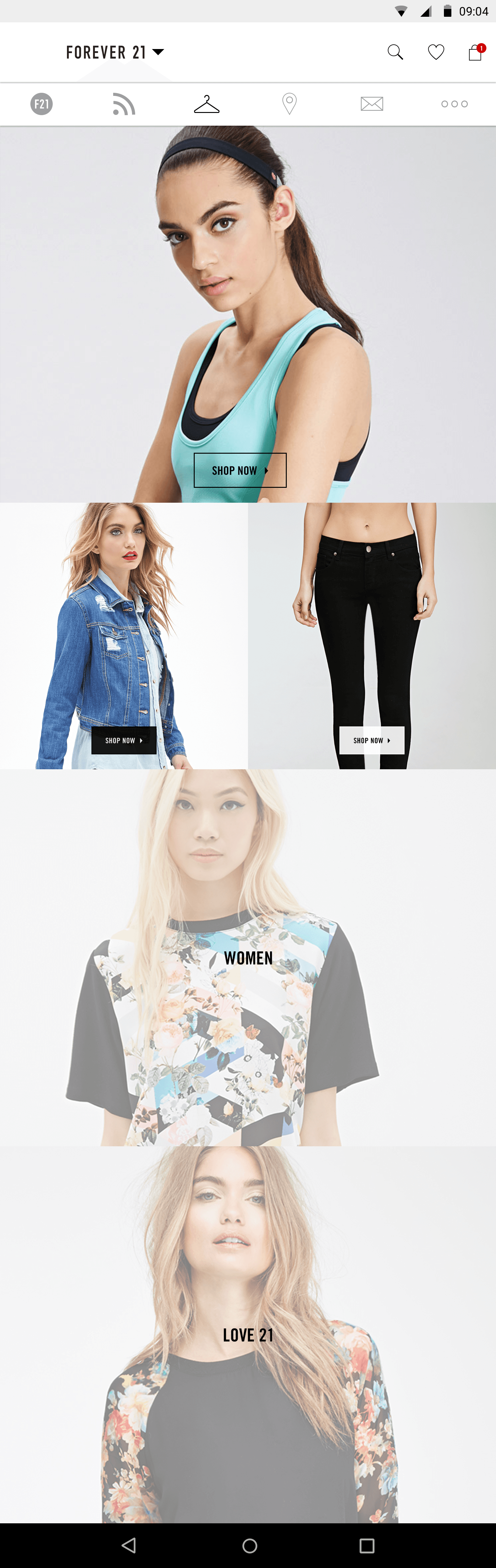 Forever 21 Mobile Commerce App screen 5