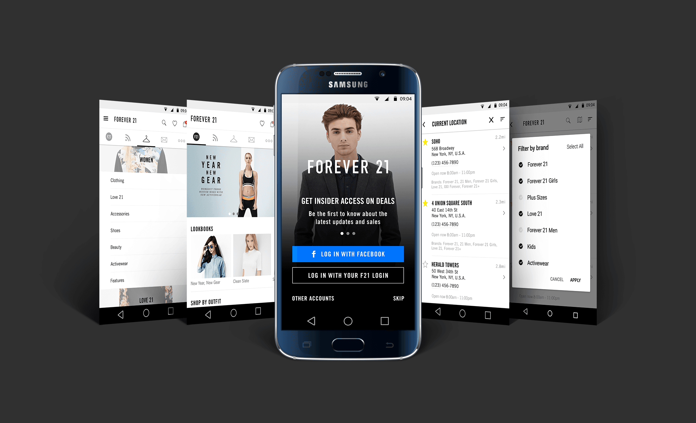 Forever 21 Mobile Commerce App