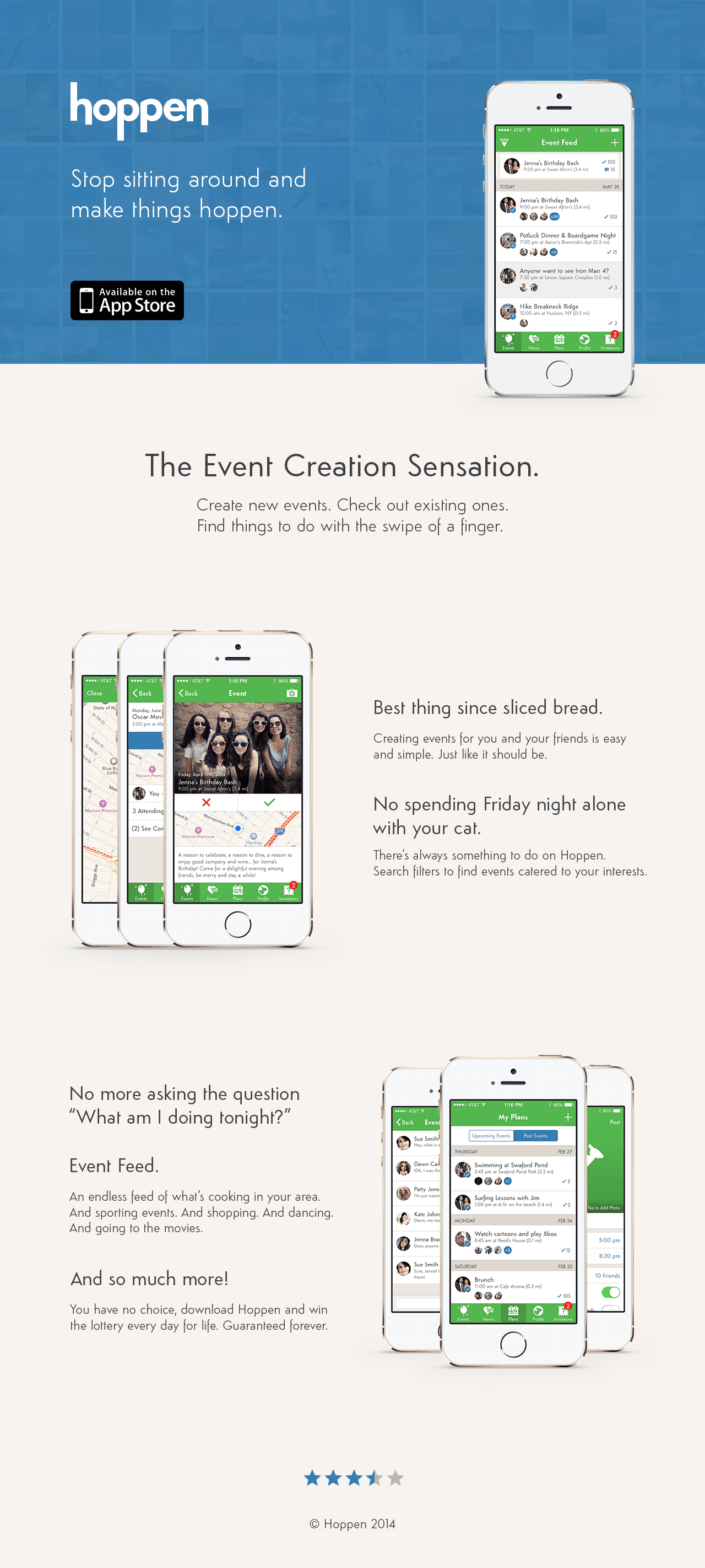 Hoppen Social Discovery screen 3