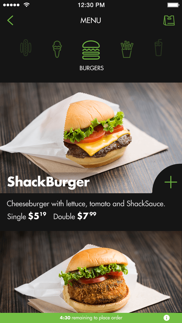 Shake Shack Self-Service Kiosk screen 5