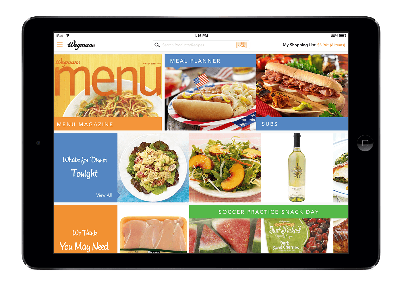 Wegmans Mobile Retail Experience screen 2