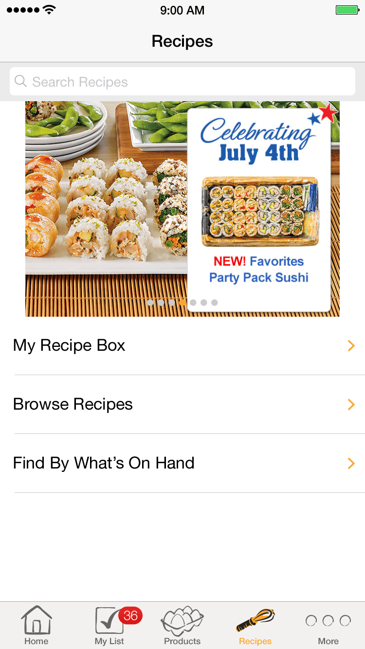 Wegmans Mobile Retail Experience screen 4