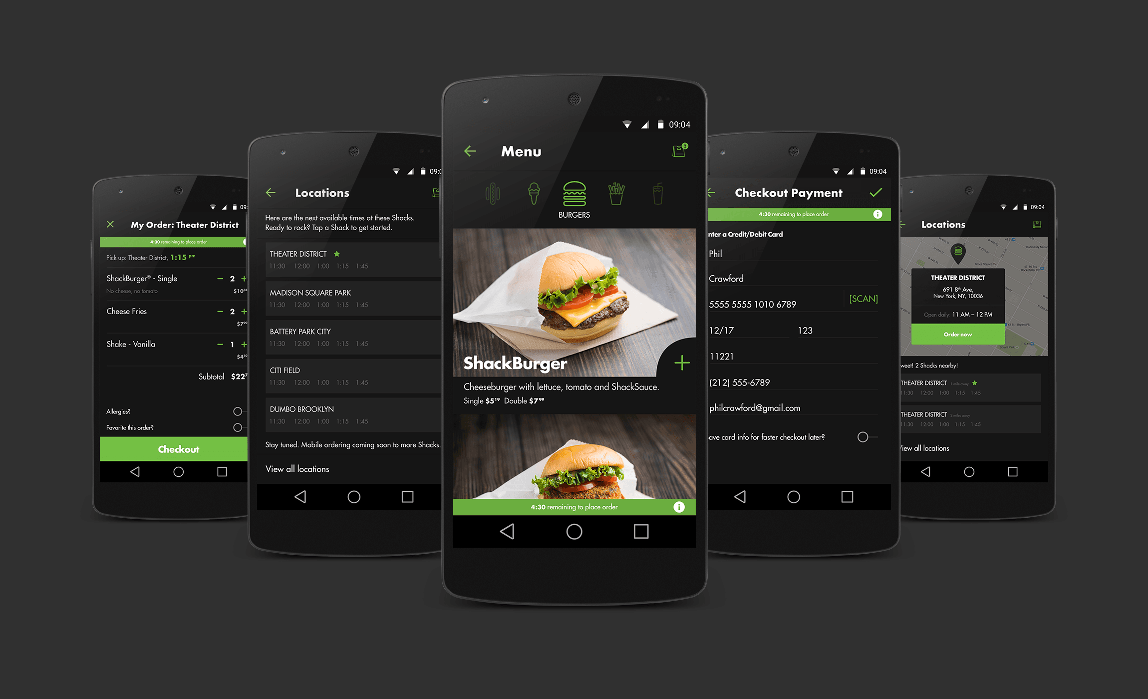 Shake Shack Self-Service Kiosk